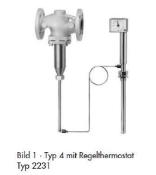 Picture of Samson Ventil Typ 2114, DN 25 mit Flanschanschluss, entlastet, Typenblatt T 2121,  Alt Art.Nr: 1084349, Art.Nr. : 5543895