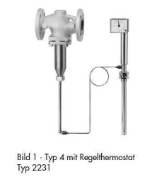 Picture of Samson Ventil Typ 2114, DN 15 mit Flanschanschluss, entlastet, Typenblatt T 2121,  Alt Art.Nr: 1084416, Art.Nr. : 5543917