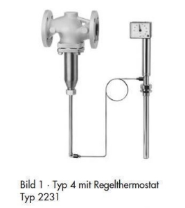 Picture of Samson Ventil Typ 2114, DN 100 mit Flanschanschluss, entlastet, Typenblatt T 2121,  Alt Art.Nr: 1084599, Art.Nr. : 5543925