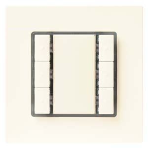 Picture of Siemens Taster 3-fach ohne Status-LED, titanweiß, Art.Nr. : 5WG1223-2DB12