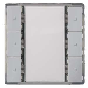 Picture of Siemens Taster 3-fach ohne Status-LED, aluminiummetallic, Art.Nr. : 5WG1223-2DB32