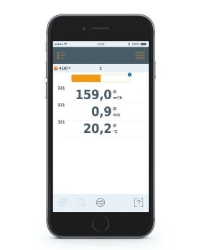 Picture of testo 410i - Flügelrad-Anemometer mit Smartphone-Bedienung - Bestell-Nr. 0560 1410 