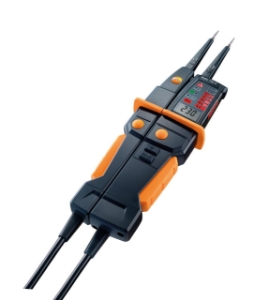 Picture of testo 750-1, Spannungsprüfer inkl. Batterien, Prüfspitzenschutz und Messspitzenaufsätzer - Art.-Nr.: 0590 7501