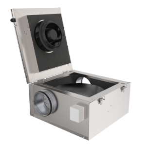 Picture of Systemair KVKE 125EC sileo Rohrventilator DN 125, 230V/50Hz, 1~, EC, schallgedämmt - Art. Nr.: 77535 