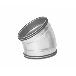 Picture of Lindab SAFE-Bogen gepresst - verzinkt DN 160, Typ: BU-V-160-30