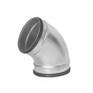 Picture of Lindab SAFE-Bogen gepresst - verzinkt DN 180, Typ: BU-V-180-60