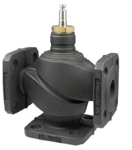Picture of Sauter Dreiweg-Flanschventil mit Stopfbüchse mit Silikonfett PN25 DN100 40mm kvs=160  BUG100F304S