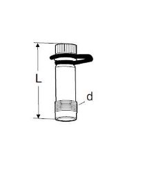 Picture of IMI Hydronic Engineering Messnippel 3/8" L=103 mm STAF/STAG, Art.Nr. : 52179608