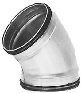 Picture of Spirobogen 45° mit Dichtung 125mm, Art.Nr. :  01905.732