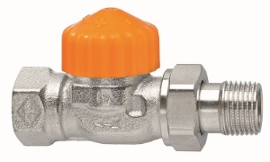 Picture of IMI Hydronic Engineering Thermostat-Ventilunterteil mit autom. Eclipse Durchflussregelung Durchgang DN 10 (3/8"), Art.Nr. : 9114-01.000