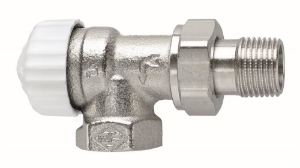 Picture of IMI Hydronic Engineering Thermostat-Ventilunterteil mit stufenloser V-exact II Präzisions-Voreinstellung Eck DN 15 (1/2, Art.Nr. : 9103-02.000