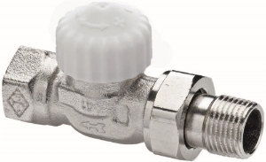 Picture of IMI Hydronic Engineering Thermostat-Ventilunterteil mit stufenloser V-exact II Präzisions-Voreinstellung Durchgang DN 15 (1/2, Art.Nr. : 9104-02.000