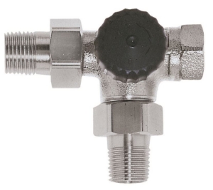 Picture of IMI Hydronic Engineering Thermostat-Dreiwege-Ventilunterteil rechts 1/2" Schraubnippel DN 15, Art.Nr. : 4150-02.000
