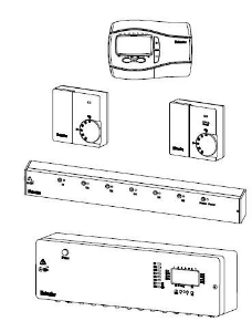 Picture of IMI Hydronic Engineering Funk-Raumthermostat INSTAT 868-r1o, Art.Nr. : 1640-01.500