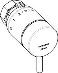 Picture of OVENTROP Thermostat „pinox H“ M 30 x 1,5, verchromt, Art.Nr. : 1012165