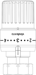 Bild von OVENTROP Thermostat „vindo RTD“ für RTD-Ventile der Fa. Danfoss, Art.Nr. : 1613066
