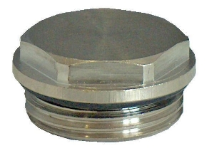 Picture of OVENTROP Blindstopfen G ¾ AG, PN 10, selbstdichtend, Messing, vernickelt, Art.Nr. : 1101706
