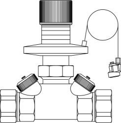 Picture of OVENTROP Differenzdruckregler „Hycocon DTZ“ DN 32, G 1½ AG, PN 16, Sollwert 250 - 600 mbar, Art.Nr. : 1062310