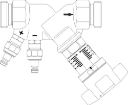 Picture of OVENTROP Strangregulierventil „Hydrocontrol STR“ DN 20, MF, PN 25, Art.Nr. : 1369055