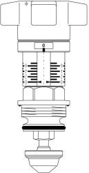 Bild von OVENTROP Oberteil für „Hydrocontrol VTR/VPR/MTR/VFC“, DN 10, Art.Nr. : 1069003