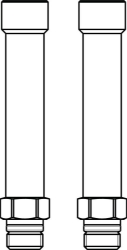 Bild von OVENTROP OVENTROP-Messventilverlängerung 80mm für Messblenden Art.-Nr.1060771-78, 2 Sück, Art.Nr. : 1688291