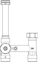 Picture of OVENTROP Dreiwegemischer für „Regumat M3“ DN 20, mit Bypass, Art.Nr. : 1351704
