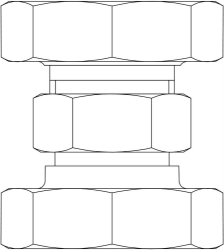 Picture of OVENTROP Anschlussverschraubung für „Regumat-RTA“ unter Verteiler, 2 x G 1 1/2 IG, Art.Nr. : 1351655