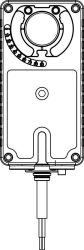 Picture of OVENTROP elektromotorischer Stellantrieb 24 V, für "Optibal TW" DN 15-25, Art.Nr. : 4208890