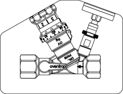 Picture of OVENTROP Thermostatventil „Aquastrom VT“ beiderseits IG, DN 20, mit Isolierung, Art.Nr. : 4205706