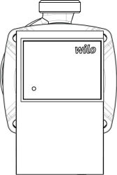 Picture of OVENTROP Hocheffizienzpumpe für „Regumaq“ für Primärkreis, Wilo Yonos Para RS 15/7 PWM2, Art.Nr. : 1389008