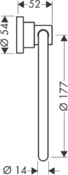 Picture of AXOR Citterio Handtuchring, Art.Nr. 41721000