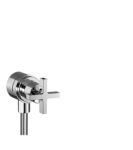Picture of AXOR Citterio Fixfit Stop Schlauchanschluss mit Abstellventil und Kreuzgriff, Art.Nr. 39883000