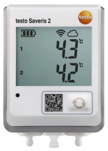 Picture of testo Saveris 2-T2 - Funk-Datenlogger mit Display und 2 Anschlüssen für NTC-Temperaturfühler</p><p> , Art.Nr. : 0572 2032