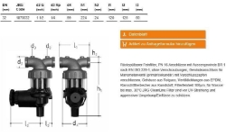 Picture of JRG CleanLine Filter, PN16, DN32 - Art.Nr. : 1870.032