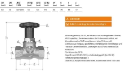 Picture of JRG Geradsitzventil LegioStop PN16, DN 15, GN 1/2 - Art.Nr. : 5371.240