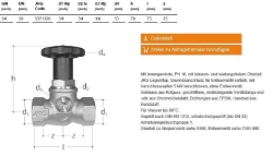 Picture of JRG Geradsitzventil LegioStop PN16, DN 20, GN 3/4 - Art.Nr. : 5371.320