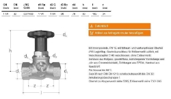 Picture of JRG Geradsitzventil LegioStop PN16, DN 32, GN 1 1/4" - Art.Nr. : 5371.480