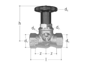 Picture of JRG Geradsitzventil LegioStop PN16, DN 40, GN 1 1/2" - Art.Nr. : 5371.560