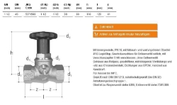 Picture of JRG Geradsitzventil LegioStop PN16, DN 40, GN 1 1/2" - Art.Nr. : 5371.560