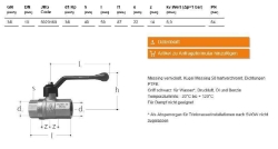 Picture of JRG Kugelhahn, DN 10 - Art.Nr. : 6020.160