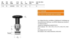 Picture of JRG Oberteil LegioStop zu Geradsitzventil, 1 1/2", DN 40 - Art.Nr. : 5395.560