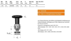 Picture of JRG Oberteil LegioStop zu Geradsitzventil, 1 1/4", DN 32 - Art.Nr. : 5395.480