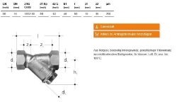 Picture of JRG Schrägfilter PN 16, DN10 - Art.Nr. : 1812.160