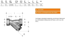 Picture of JRG Schrägfilter PN 16, DN50 - Art.Nr. : 1812.640
