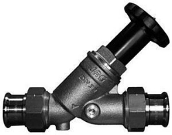 Picture of JRG Schrägsitzventil mit Pressverschraubung 15mm - Art.Nr. : 5213.015