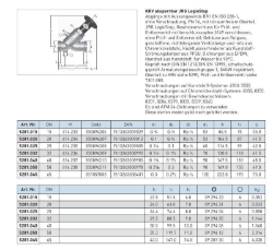 Picture of KRV absperrbar JRG LegioStop Abgänge mit Aussengewinde BR1 EN ISO 228-1, ohne Verschraubung, PN 16, DN15 - Art.Nr. : 5281.015