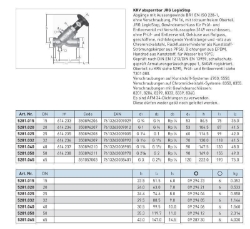 Picture of KRV absperrbar JRG LegioStop Abgänge mit Aussengewinde BR1 EN ISO 228-1, ohne Verschraubung, PN 16, DN40 - Art.Nr. : 5281.040