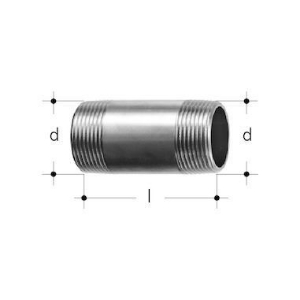 Picture of JRG Sanipex Doppelnippel, d R (inch): 2, Art.Nr. : 5160.640