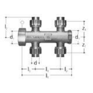 Picture of GF-JRG SANIPEX Doppelverteiler 2-fach 16 mm Art.Nr. : 5419.216