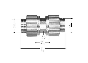 Picture of JRG Sanipex Kupplung,d 12(mm), Art.Nr. : 5510.012